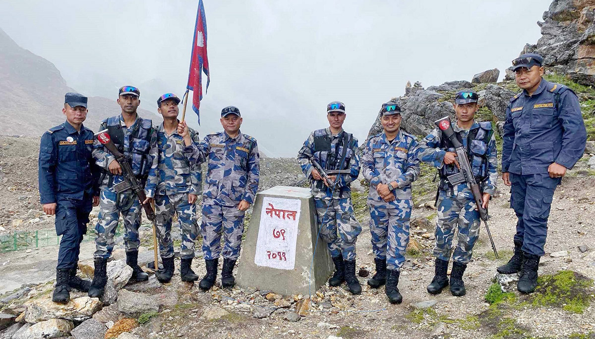 नेपाल–चीन सीमा क्षेत्रको निरीक्षण