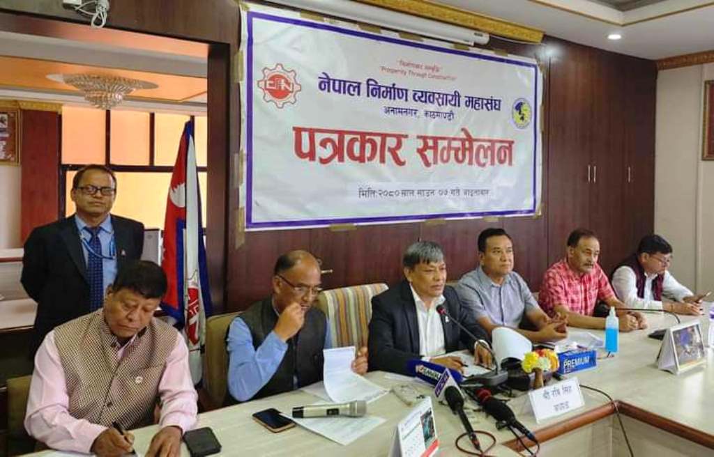 नेपाल निर्माण व्यवसायी महासंघ थप आन्दोलनमा जाने