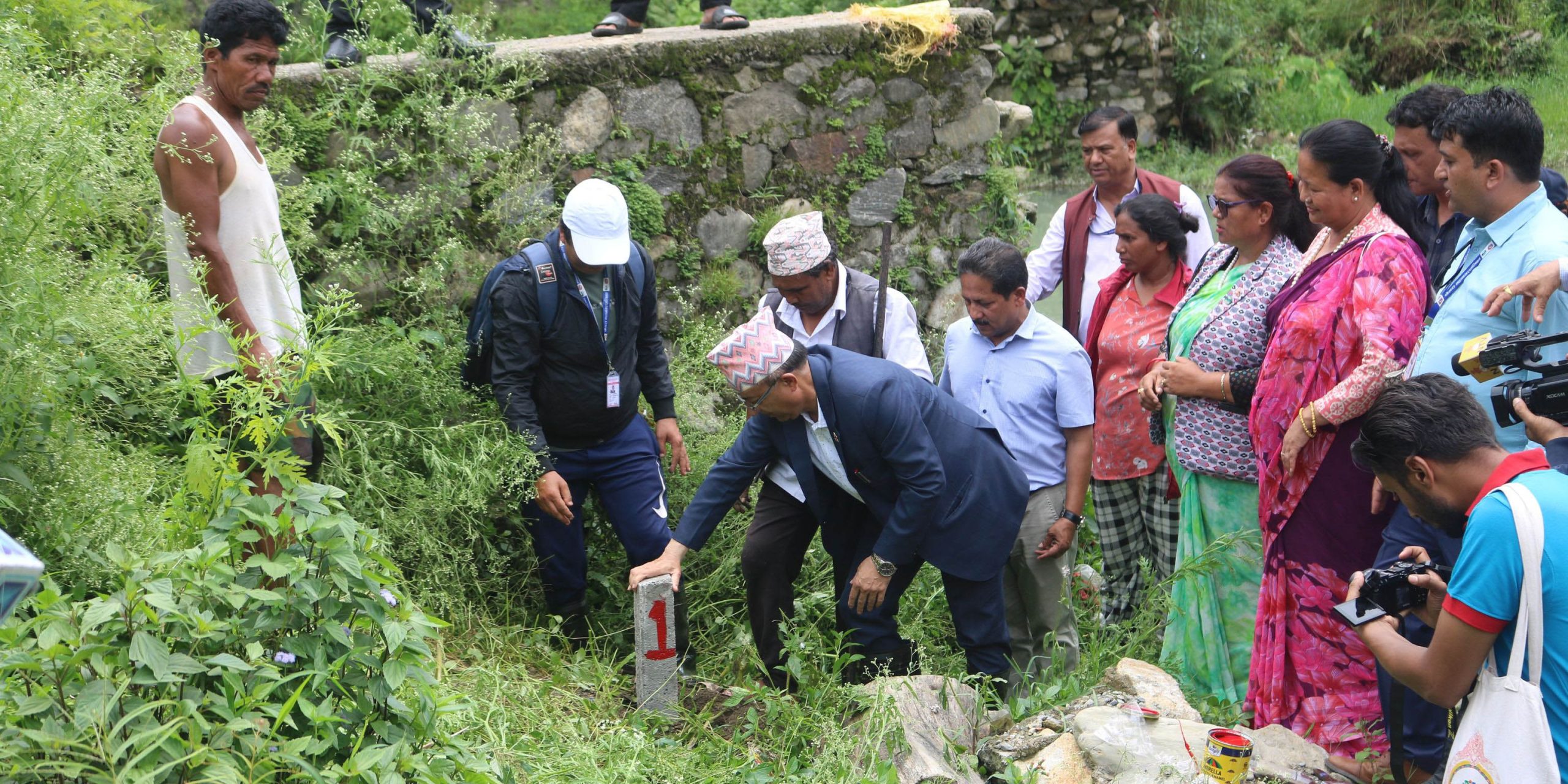 पोखराको फिर्केखोलाको सीमांकन धमाधम