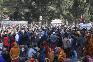 गौशालामा दुर्गा फोर्स र प्रहरीबीच झडप, धर्मगुरु आचार्य श्रीनिवास पक्राउ