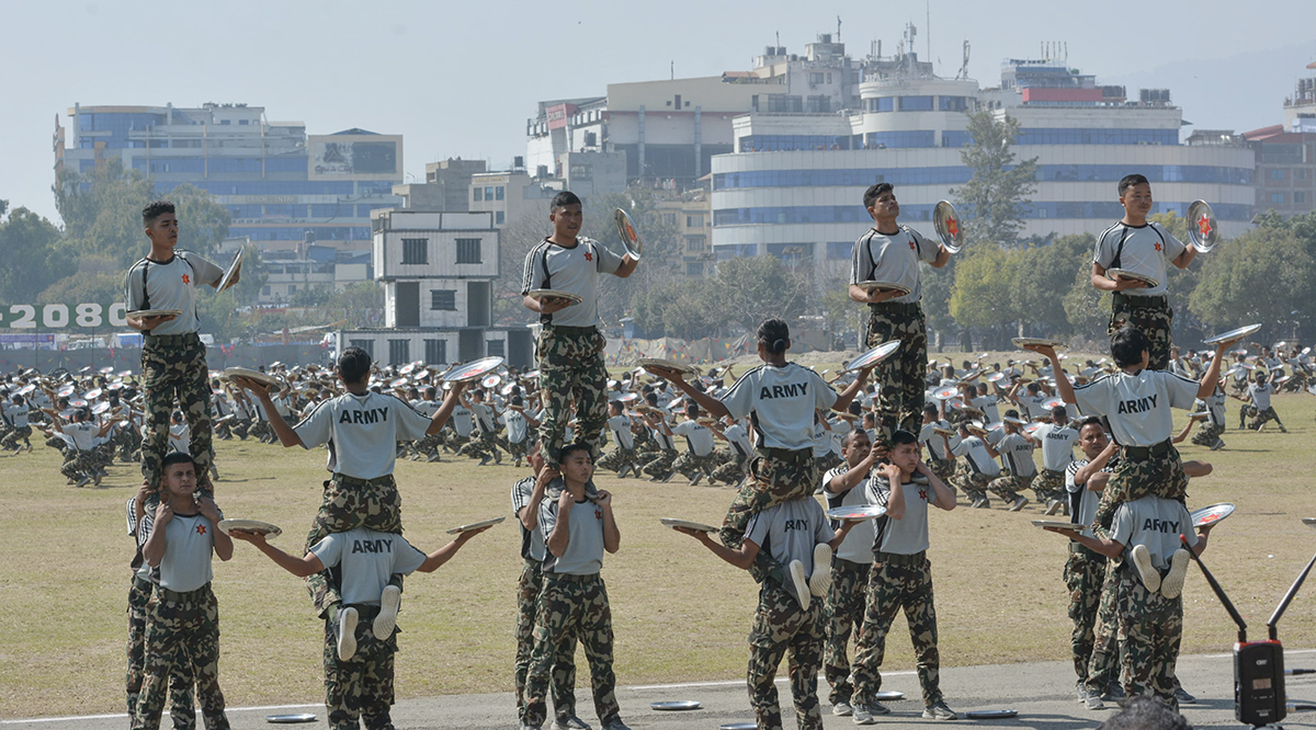 नेपाली सेनाको स्थापनाको २६१ औँ वार्षिकोत्सव सम्पन्न