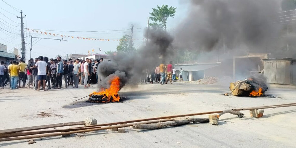 सुनसरीको भुटाहा बजार निषेधाज्ञापछि शान्त