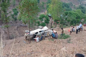 पाल्पामा जिप दुर्घटनामा परी दुई जनाको मृत्यु