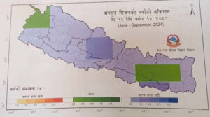 आउँदो मनसुनमा सरदरभन्दा बढी वर्षा हुने आँकलन