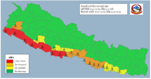 आगामी ३ दिन तराई भेगमा अत्यधिक गर्मीको सम्भावना