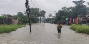 पूर्वमा भारी वर्षा : सुनसरी, मोरङका अधिकांश स्थान जलमग्न