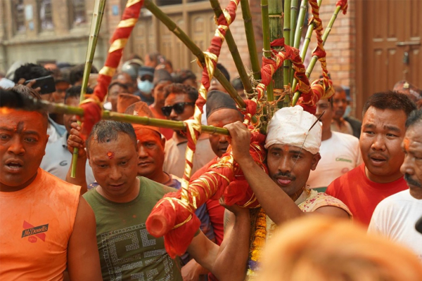 जिब्रो छेडेर थिमिदेखि पशुपतिनाथ मन्दिरसम्म परिक्रमा गरिने