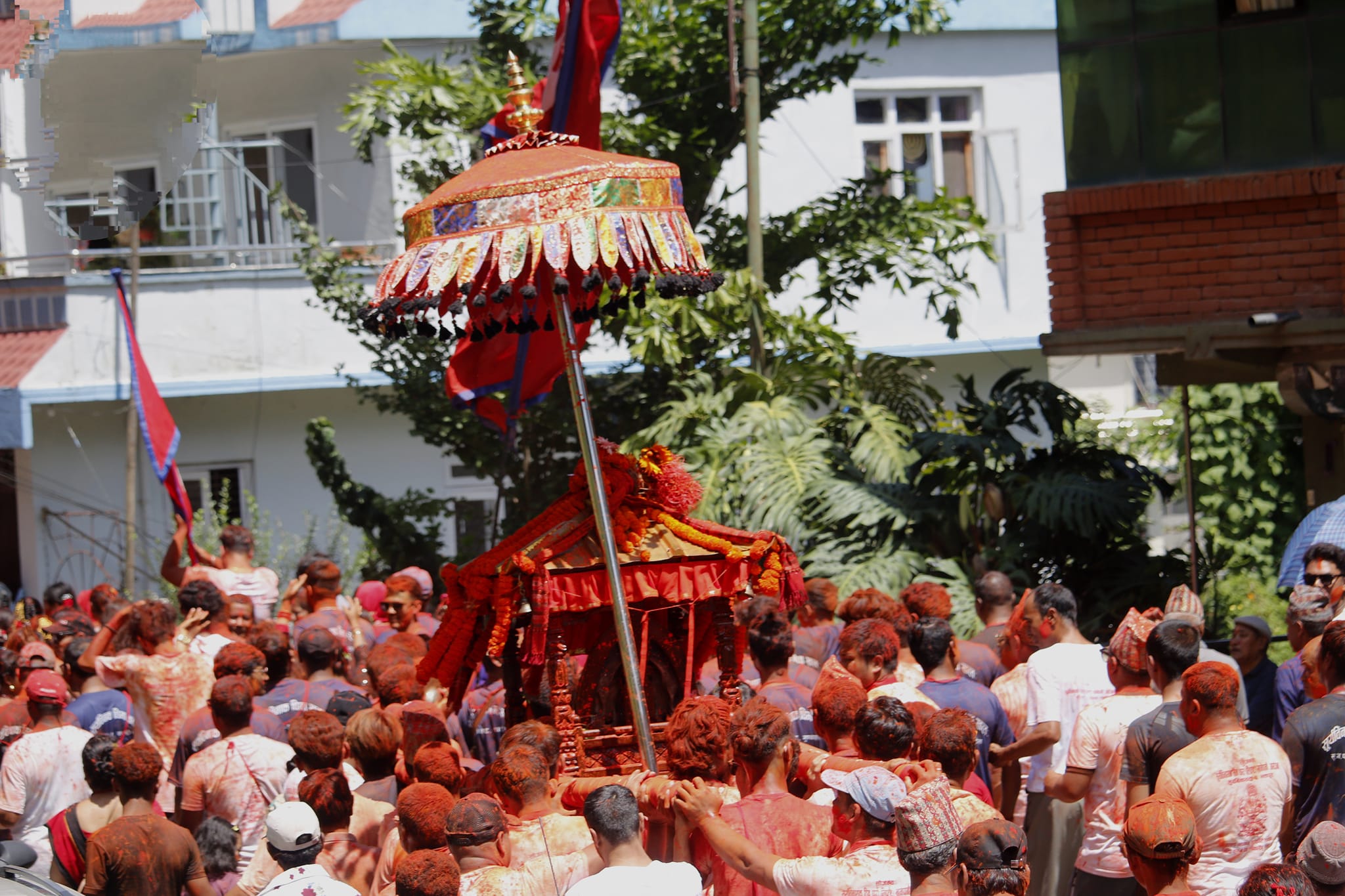 भक्तपुरमा सूर्यविनायकको खटजात्रा हर्षोल्लासपूर्वक सम्पन्न